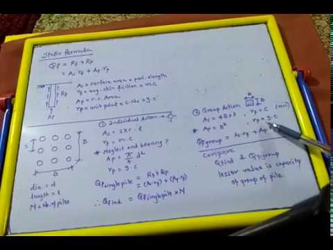 Static formula  How to Solve problem using static formula