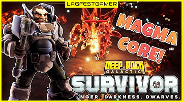 Conquering the Magma Core with the Gunner! | Deep Rock Galactic Survivor