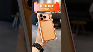 iPhone 17 Series Premium Matte Transparent Cover | Full Camera Protect | Stylish Border Colours ✨📱