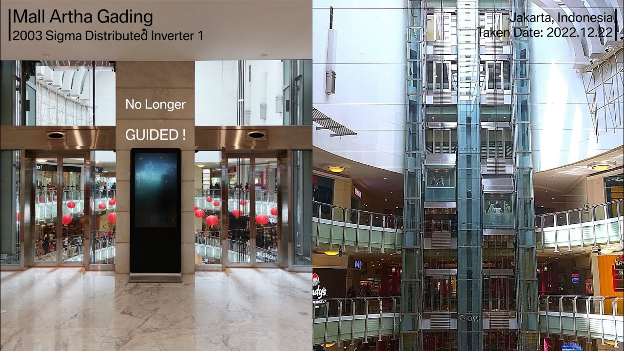 Sigma Distributed Inverter 1 Scenic Traction Elevator at Mall Artha Gading, Jakarta
