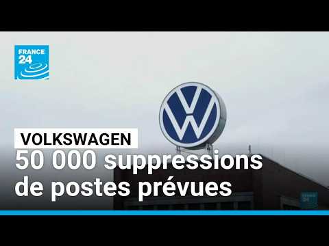 Volkswagen : 50 000 suppressions de postes prévues, dont la moitié en Allemagne • FRANCE 24