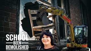 Abandoned St Johns Fisher Catholic School now been demolished