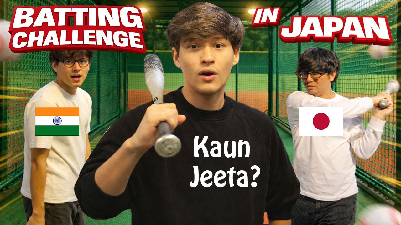 We Tried a Batting Challenge in Japan 😂 | Indian brothers in Japan