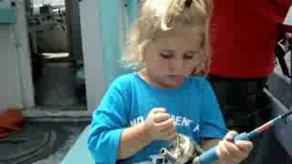 Marie's First Fishing trip aboard the ISLAND CURRENT