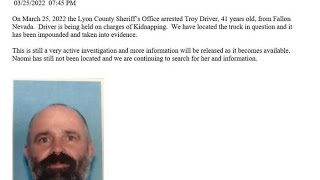 KIDNAPPED AT A WALMART: Suspect arrested on Naomi Irion abduction charges[Naomi was found deceased]