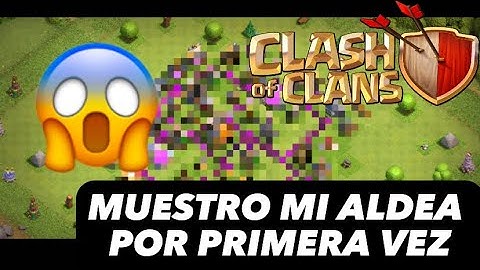 ASI ES MI ALDEA DE CLASH OF CLANS
