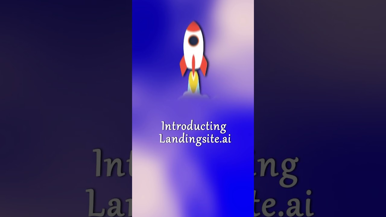 an unofficial ad for landingsite.ai #videoediting #uidesignlearning #motiongraphics