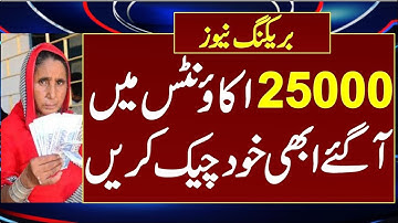 Ehsas Program New Update | 25000 Ehsaas Program | Ehsaas Program Ke Paise Check Karne Ka Tarika 8171