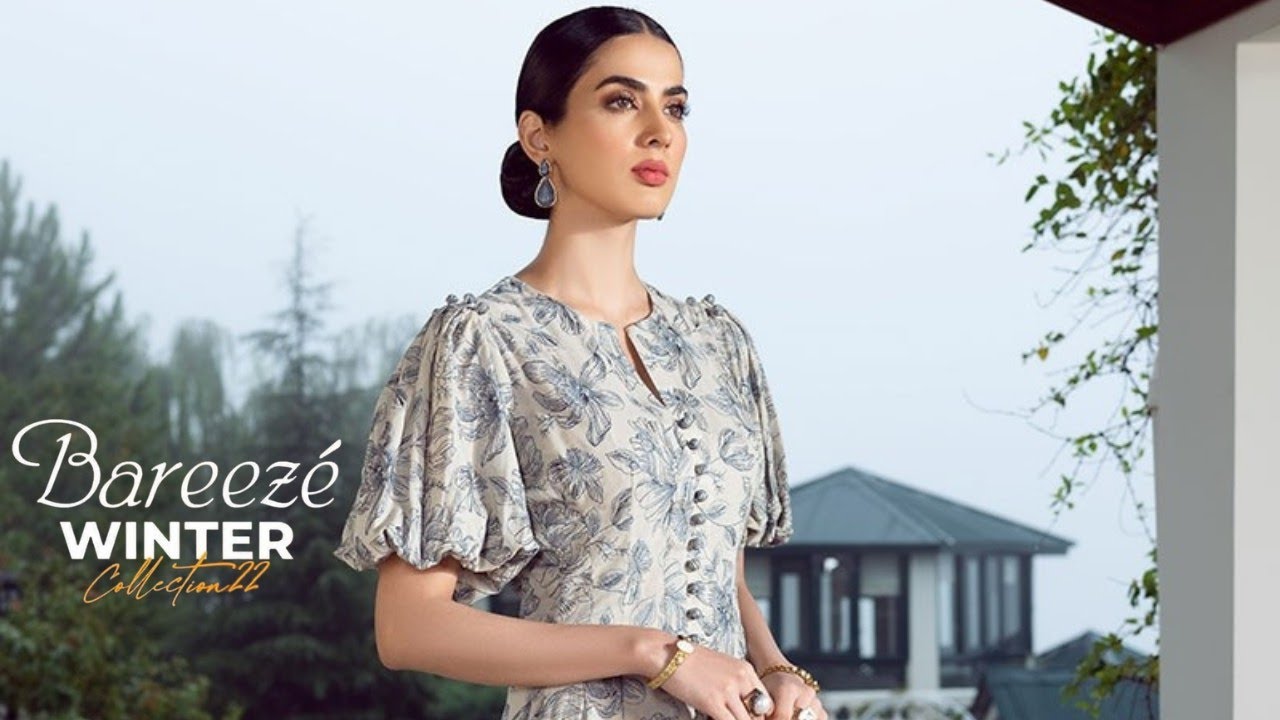 Bareeze Embroidered Unstitched Winter Collection 2022/New Bareeze Casuals Karandi Lawn Collection'22