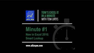 Excel It In A Minute Smart Lookup