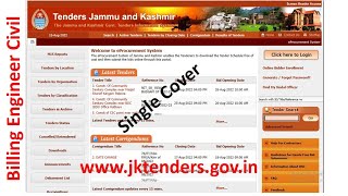 How to submit a bid on jktender website ? Does PWD have a tender ?