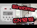 Таймер недельный Sinotimer CN101S Обзор, настройка, подключение