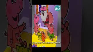 3d Christmas Pop Up Card shorts youtubeshortspeppapig