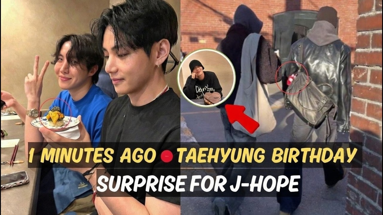 Taehyung’s Heartfelt Birthday Message to J-Hope Sparks Emotional Wave Across ARMY