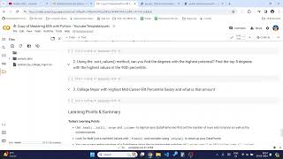 Mastering Exploratory Data Analysis (EDA) in Python | Hands-on-Coding | Project 1 Basics of Pandas