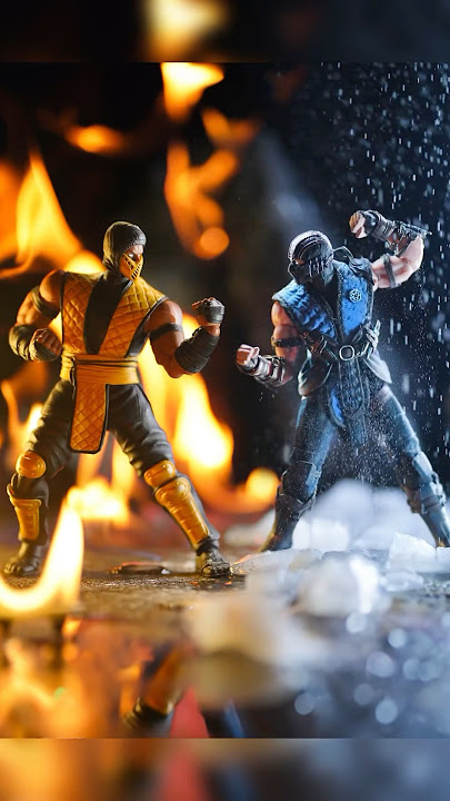 Who’s winning this fight? 🔥🧊 #mortalkombat #videogames