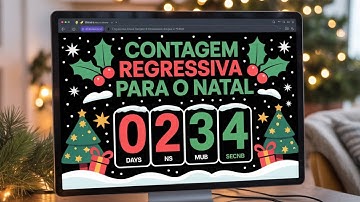 Aprenda fazer uma Contagem Regressiva para o Natal utilizando HTML, CSS e JavaScript
