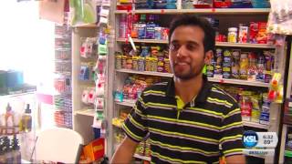 Man with homemade sword allegedly robs convenience store