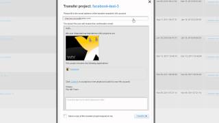 How to transfer your website from one account to another