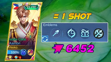 TRYING AAMON FULL MAGIC EMBLEM SET!!! ( instant delete enemy😱 )
