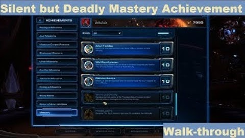 StarCraft 2: "Silent but Deadly" Mastery Achievement Walk-through (Templar