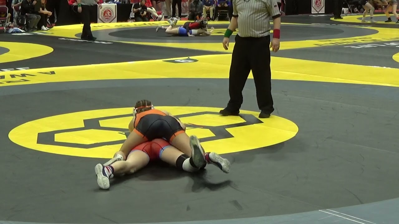 115 Girls r16, Morgan Leonhardt, Gibsonburg vs Avery Horning, Alliance