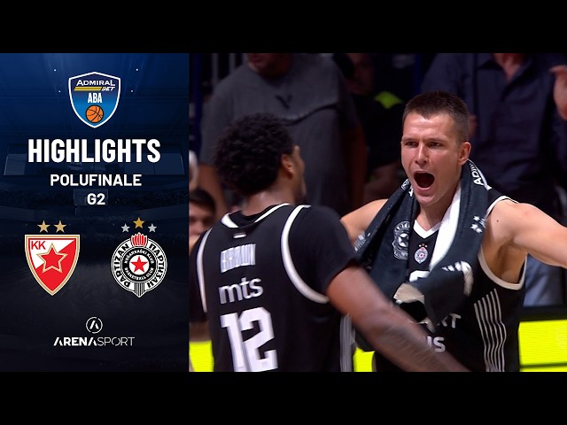 Crvena zvezda - Partizan 78:89 | ADMIRALBET ABA LIGA (polufinale) G2 | 21. maj 2026.