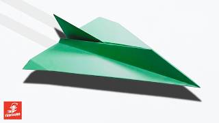 EASY Origami Paper Jet  - How to make a Paper Airplane that Flies over 100 Feet | Raven Fighter