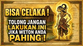 Bisa Celaka❗Tolong Jangan Lakukan Ini Jika Weton Anda Pahing❗