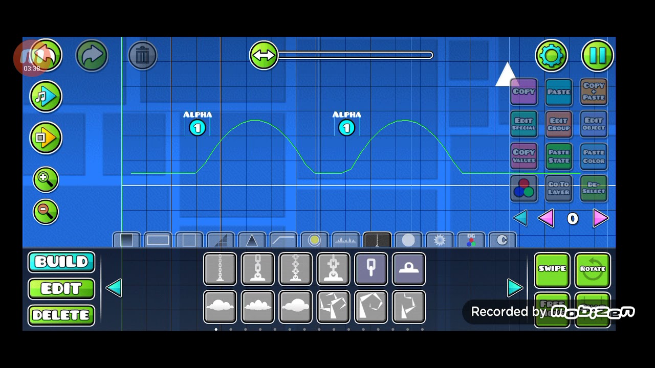 Geometry Dash как пользоваться тригером alpha и использовать ключ