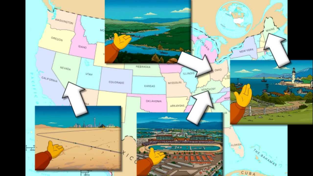 Simpsons mysteries what state is springfield in youtube