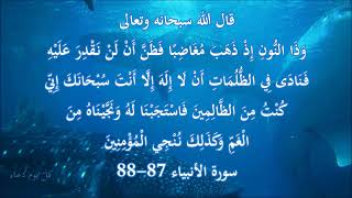 دَعْوَةُ ذِى النُّونِ فَإِنَّهُ لَمْ يَدْعُ بِهَا مُسْلِمٌ قَطُّ إِلاَّ اسْتَجَابَ اللَّهُ لَه