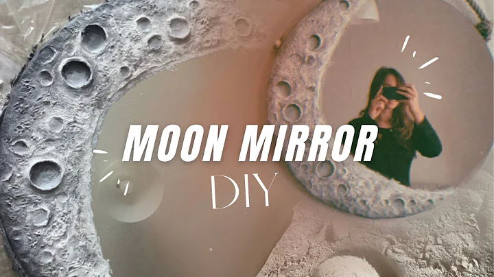 Как сделать зеркало в стиле луны: шаг за шагом