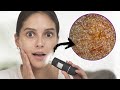 بشرتي تحت الميكروسكوب قبل وبعد المكياج | الصدمة 😱 | My Skin Under A Microscope