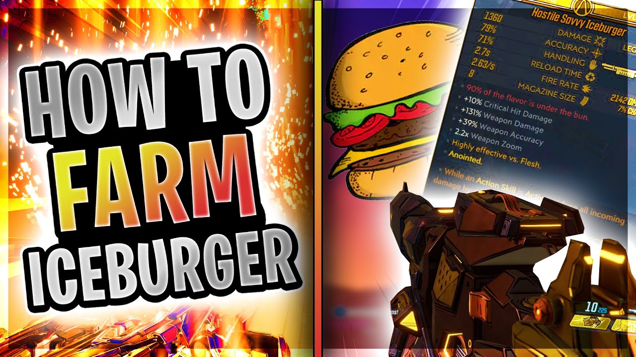 Borderlands 3 │ How to get the HAMBURGER GUN!