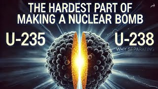 The Hardest Part Of Making A Nuclear Bomb - Uranium Isotope Separation