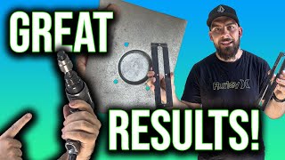 Portable BEAD Rolling "Flow Forming" on Panel Sheet Metal - Using Air Hammer and SCRAP