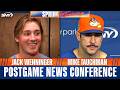 Veteran  Mike Tauchman and prospect Jack Wenninger each share their impressions of Mets camp