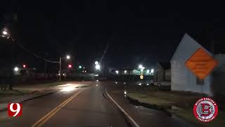 KWTV News 9 StormTrackers Val and Amy Castor track severe storms in Oklahoma.