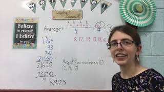 Algebra 1/2 Lesson 21