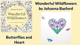 Замечательные полевые цветы от Джоанны Басфорд - Бабочки и сердце screenshot 3