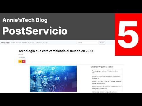 Annie'sTech Blog 5 || Programación de la Clase de Servicio en el Controlador de Publicaciones [2023]