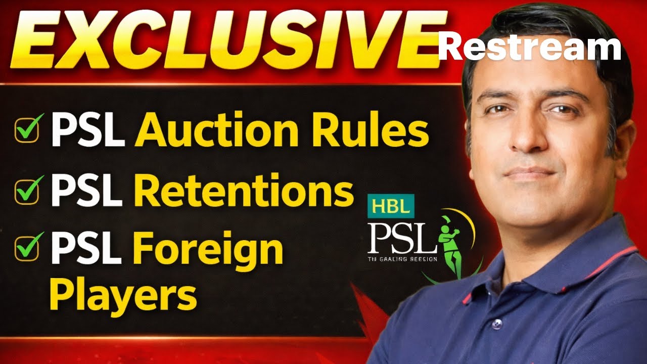 PSL Auction EXCLUSIVE 🔥 Rules & Payments | PSL 2026 Retentions and ...