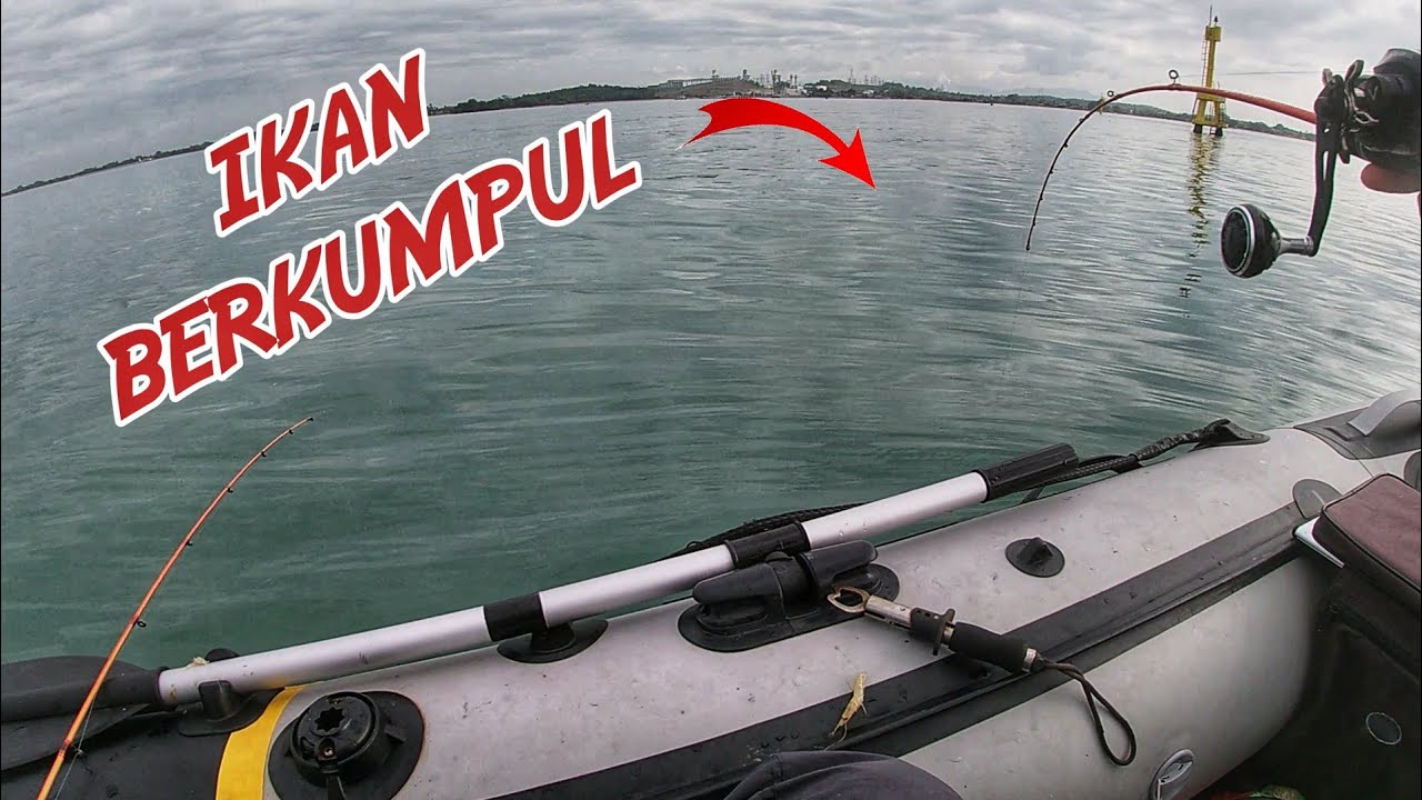 LAUK UNTUK RAMADHAN. INFLATABLEBOAT FISHING 