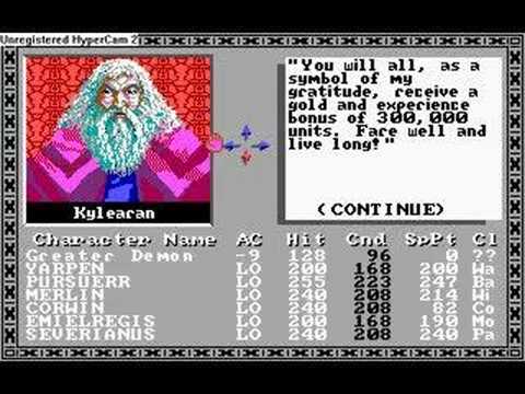 Tales of the Unknown Volume I: The Bard's Tale - game ending