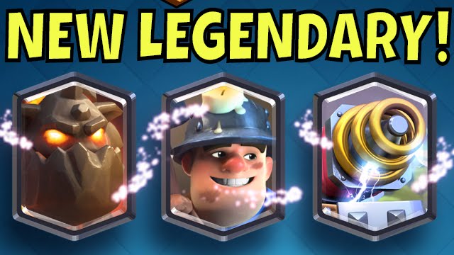 NEW LEGENDARY CARDS! Sparky, Lava Hound, and Miner Gameplay for Clash Royale!