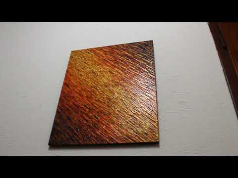 Gold Orange Red Violet Knife Texture