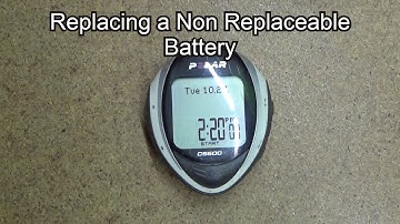 Replacing a Non Replaceable Battery in a Polar Cycling Computer Sensor Repair