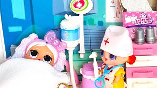 НОВЕНЬКУЮ НА КАРАНТИН🚑, В БОЛЬНИЦУ💉 Куклы ЛОЛ сюрприз LOL HELLO KITTY 50 Смешные мультики Даринелка