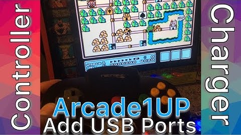Add Dual Port USB Flush Mount Cable to Arcade1Up Cabinets